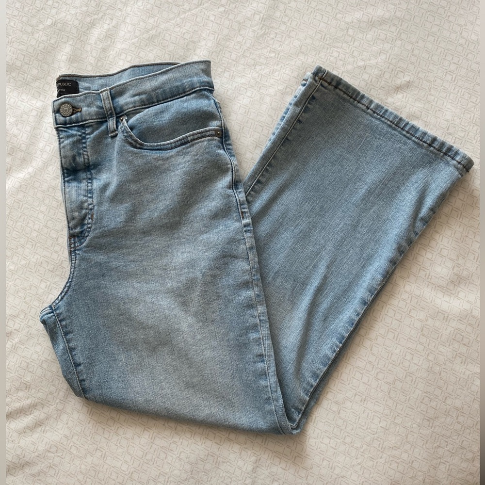 Banana Republic high-rise cropped bootcut jeans